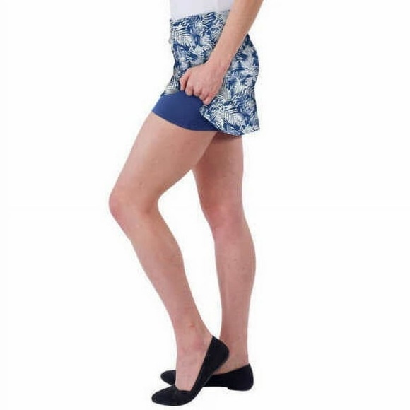 3/25$ (Mix)Tranquility by Colorado Clothing Blue&White A-Line Mini Skirt S - Picture 2 of 11